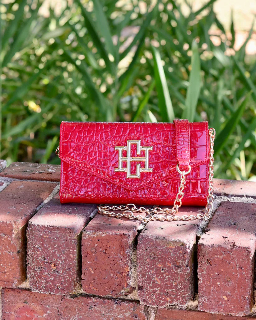 CH Carlington Cluth\Crossbody Red Patent EC