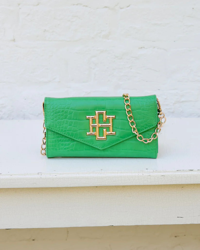 CH Carlington Clutch\Crossbody Kelly Green EC