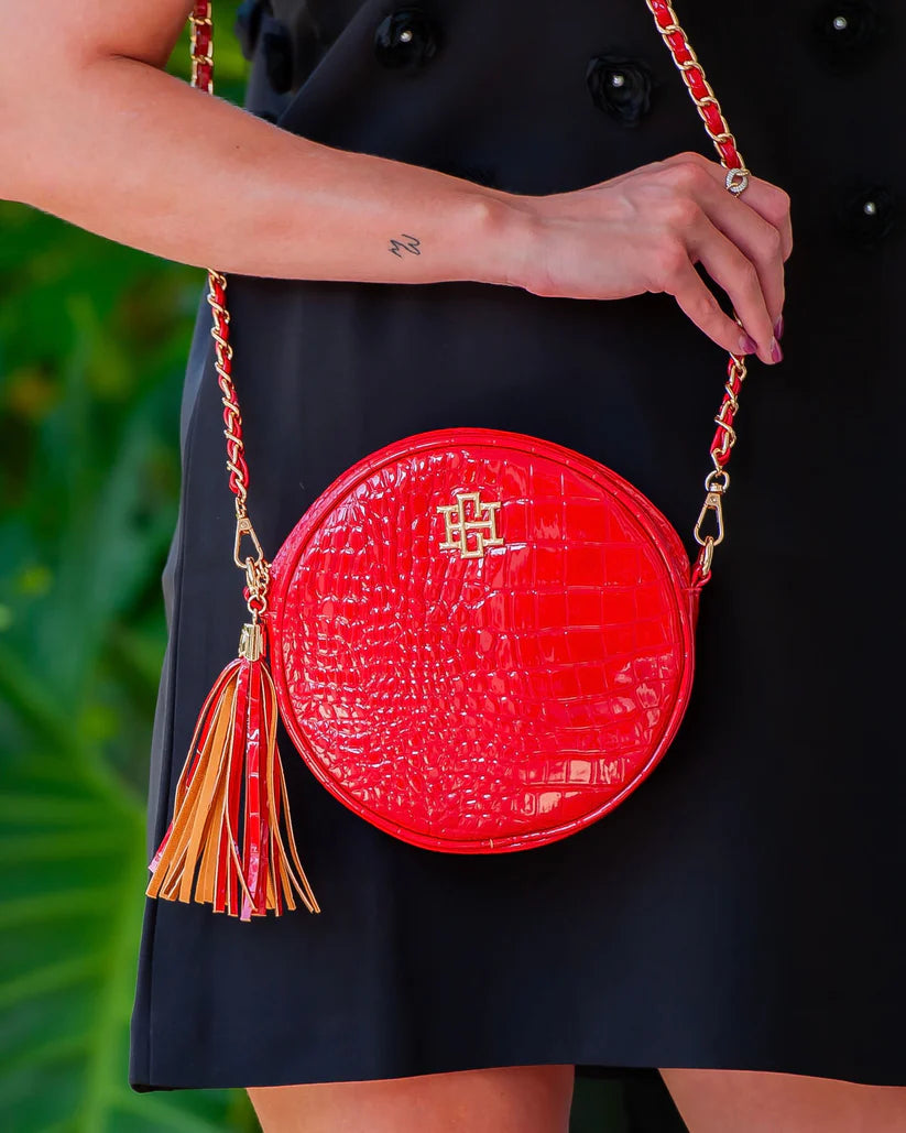 CH Cece Circular Crossbody Red EC