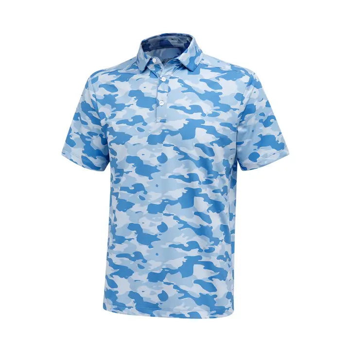 Meriplex Blue Duck Camo Polo