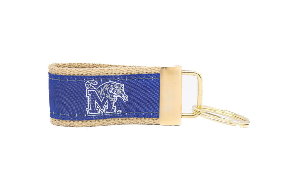 University of Memphis Ribbon Keychain