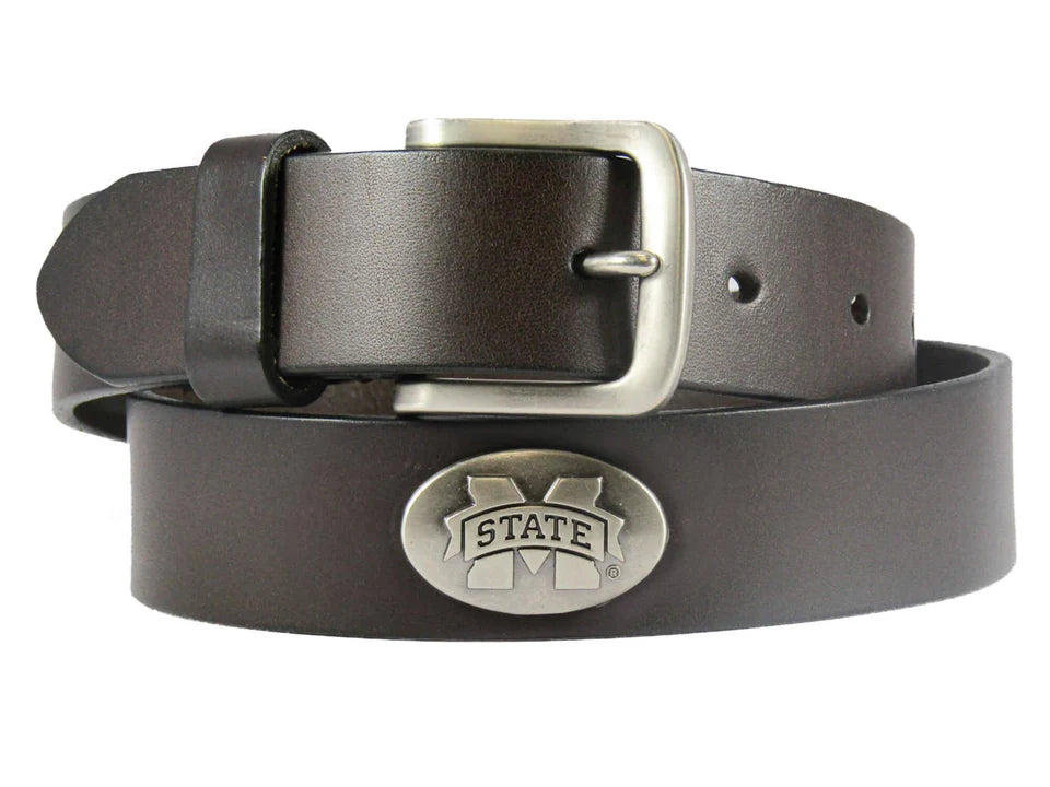 Miss State Leather Belt