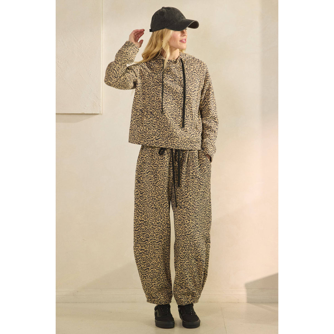Printed French Terry Pants