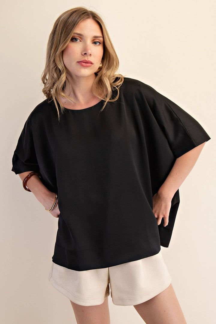 Round Neck Oversized Top