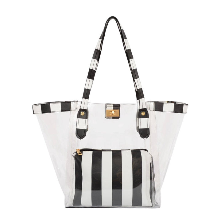 TB29102 Clear Tote w/ Pouch