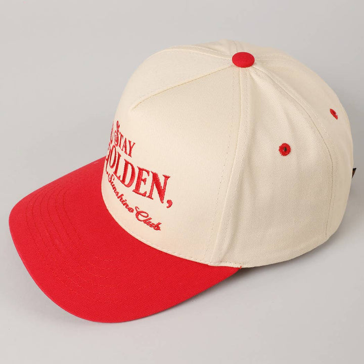Stay Golden Sunshine Club Embroidery Trucker Hat