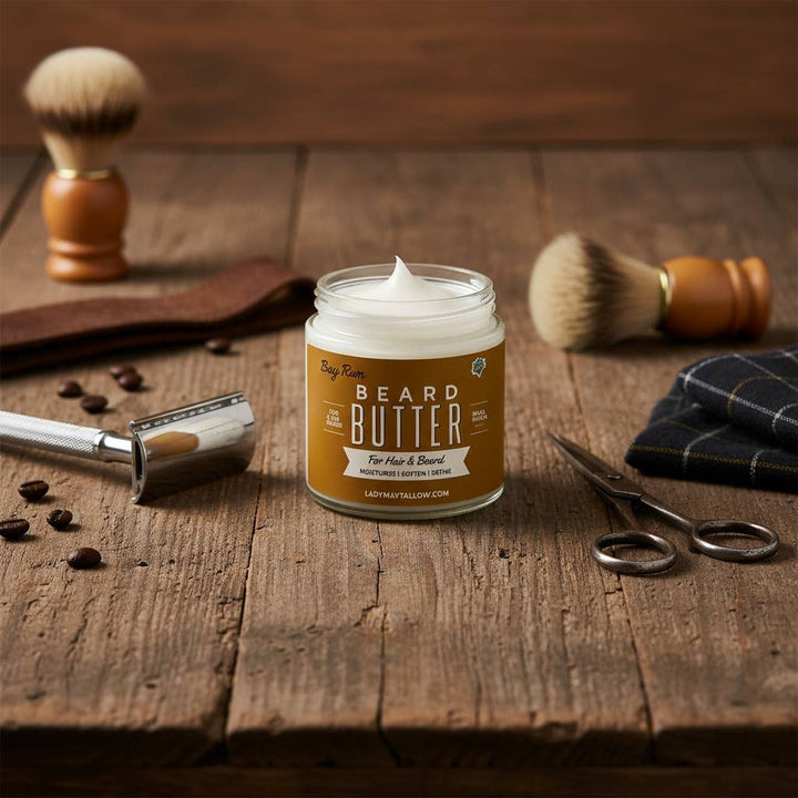 Tallow Man Bay Rum Beard + Body Butter