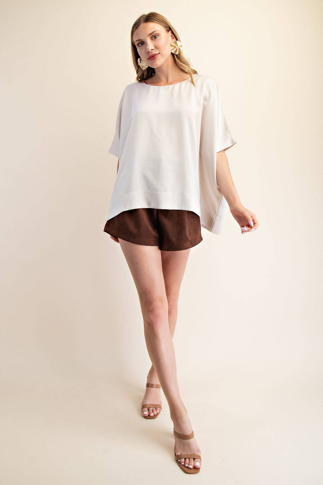 Round Neck Oversized Top