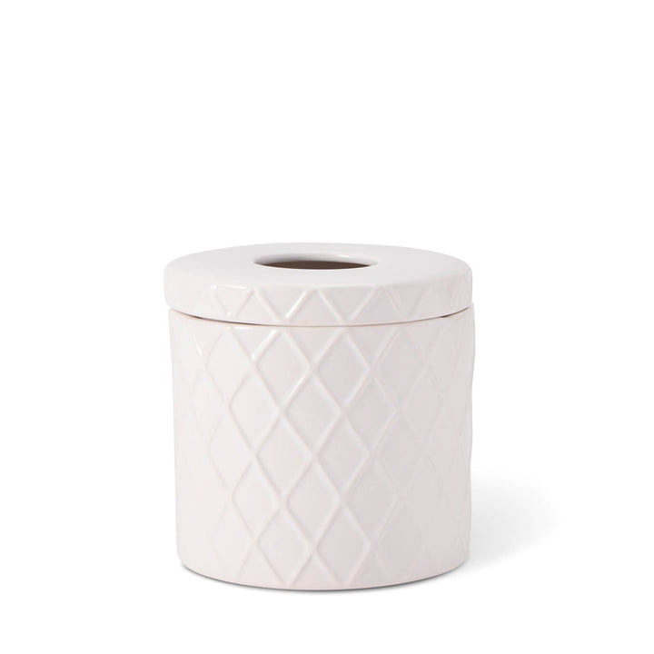 Ceramic Diamond Pattern Tissue Box