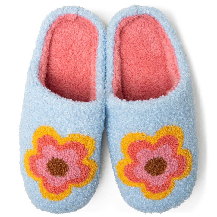 Two Left Feet Lounge Out Loud Fuzzy Slippers Open Stock