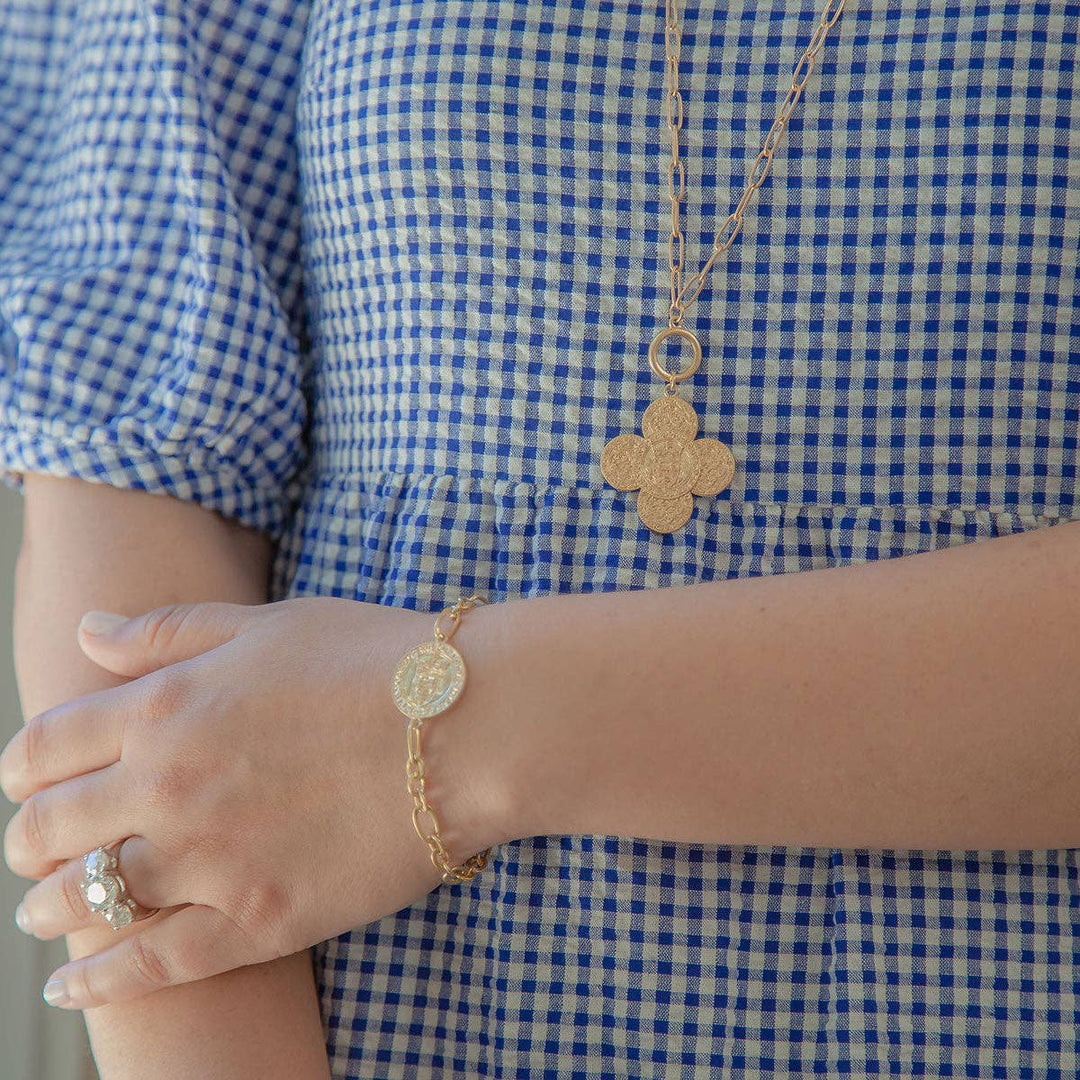 CANVAS MaryCatherineStudio French Coin Bracelet
