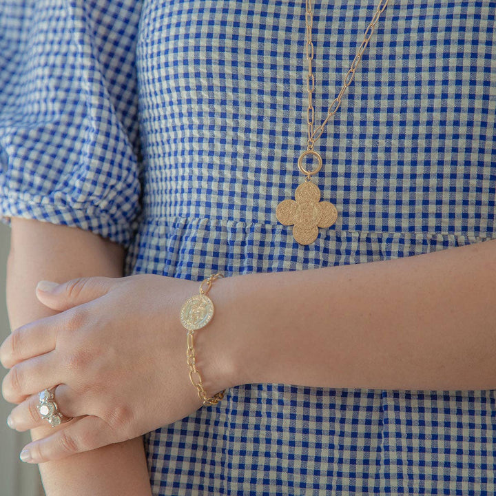 CANVAS MaryCatherineStudio French Coin Bracelet