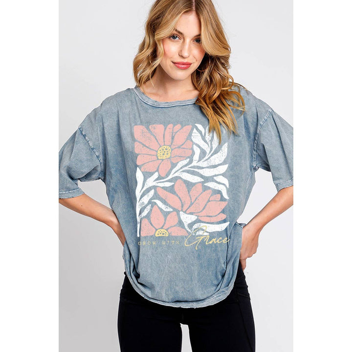GROW WITH GRACE OVERSIZED GRAPHIC TEE