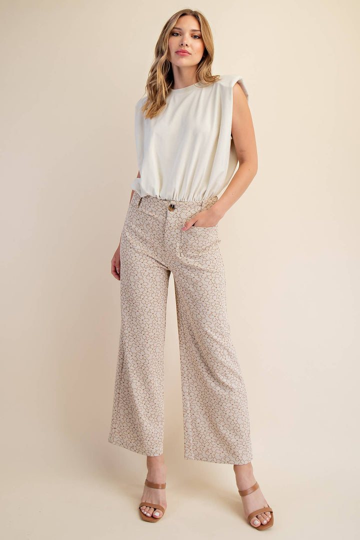 Colette Cropped Wide-Leg Pants