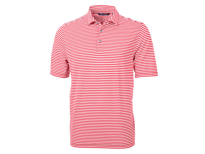 Cutter & Buck Virtue Eco Pique Stripe Recycled Mens Polo