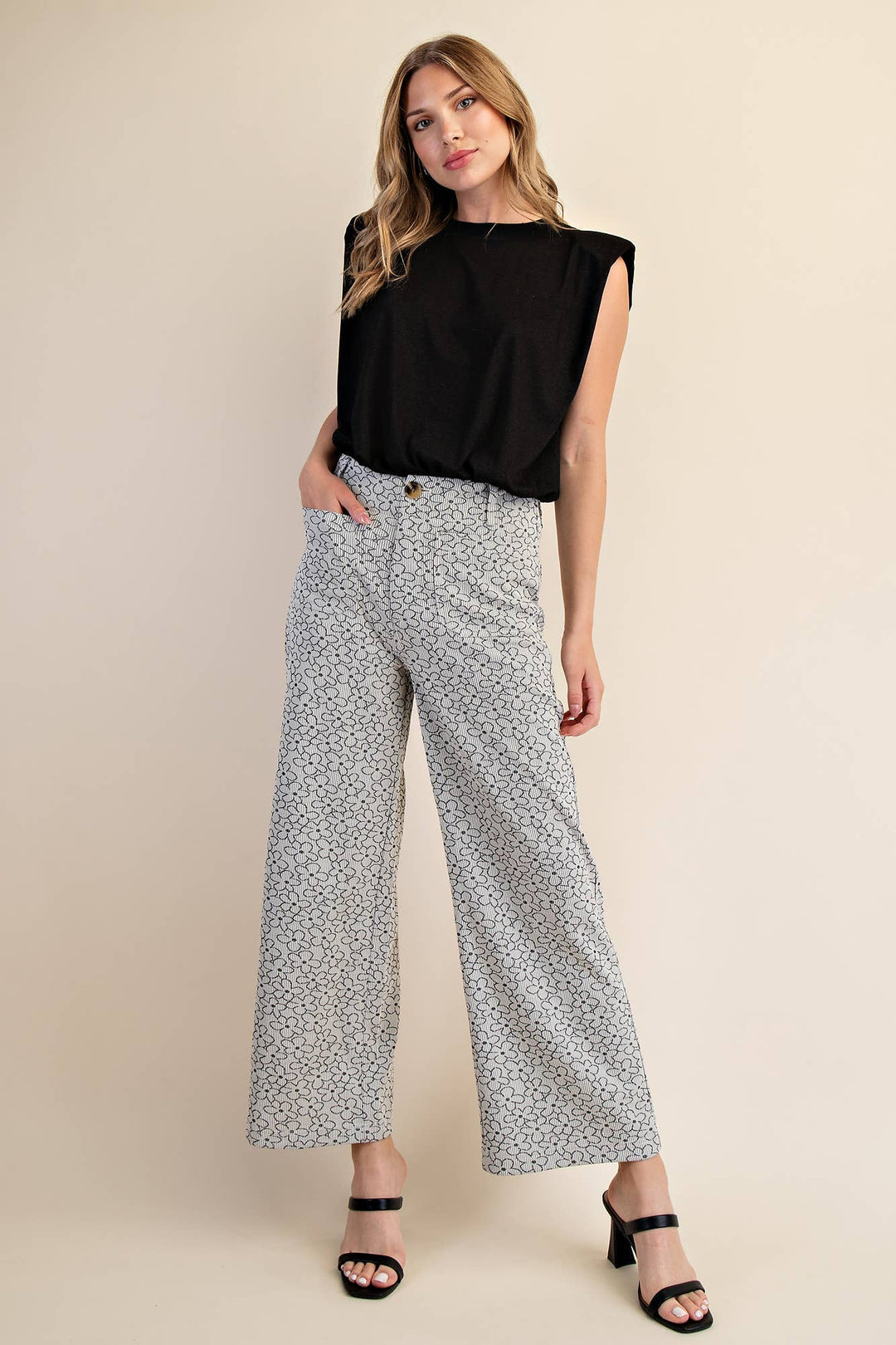 Colette Cropped Wide-Leg Pants