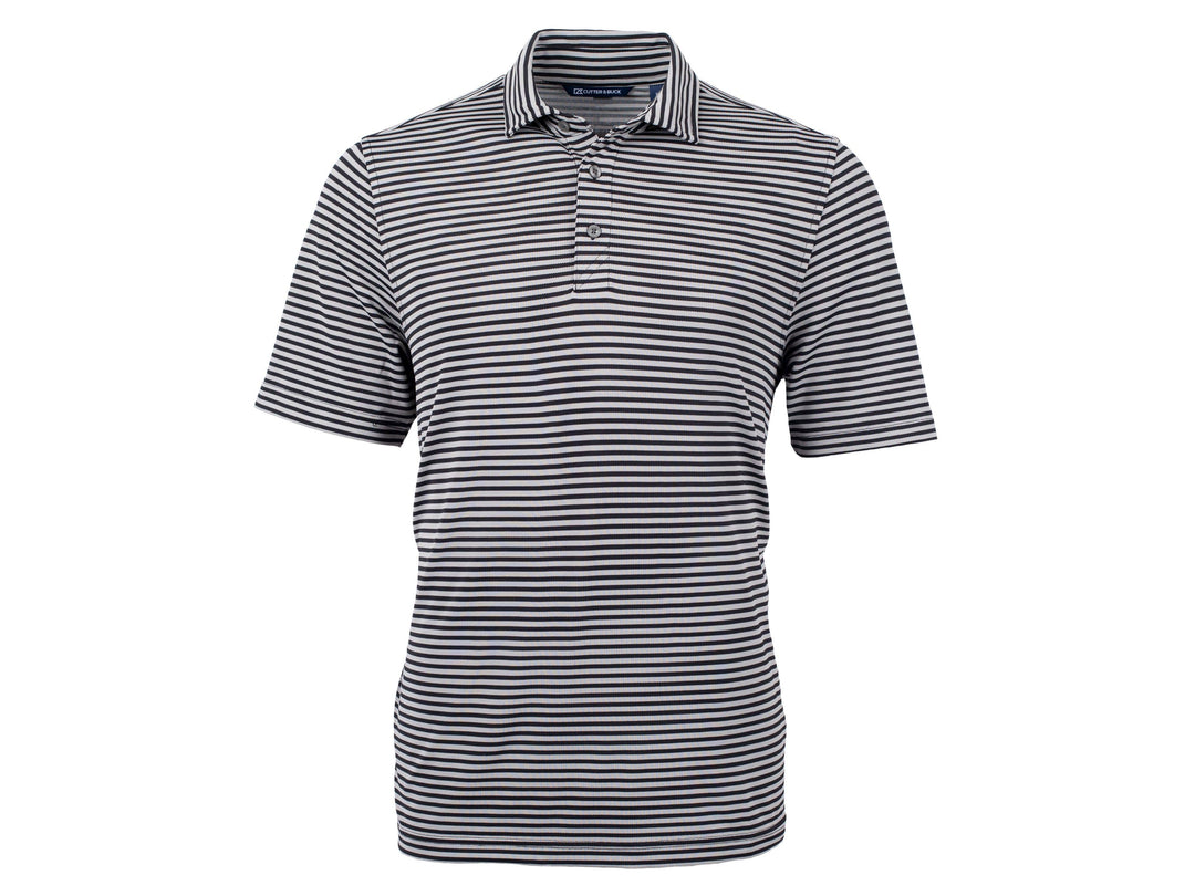 Cutter & Buck Virtue Eco Pique Stripe Recycled Mens Polo