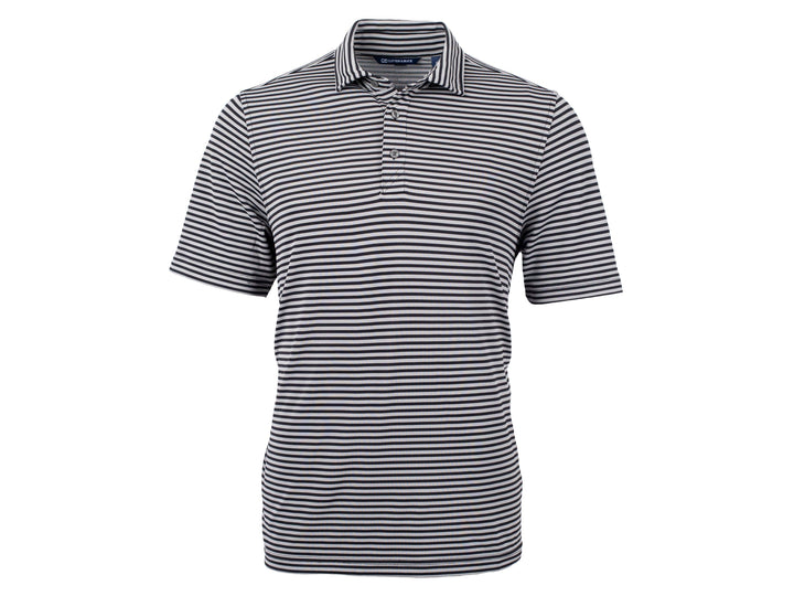 Cutter & Buck Virtue Eco Pique Stripe Recycled Mens Polo