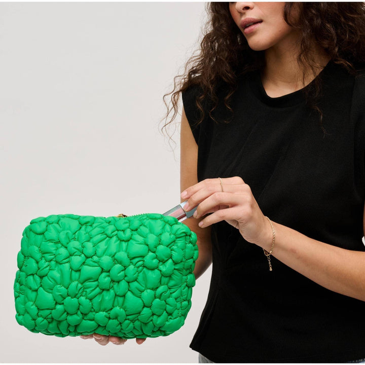 61028F Flora Pop Nylon Cosmetic Pouch