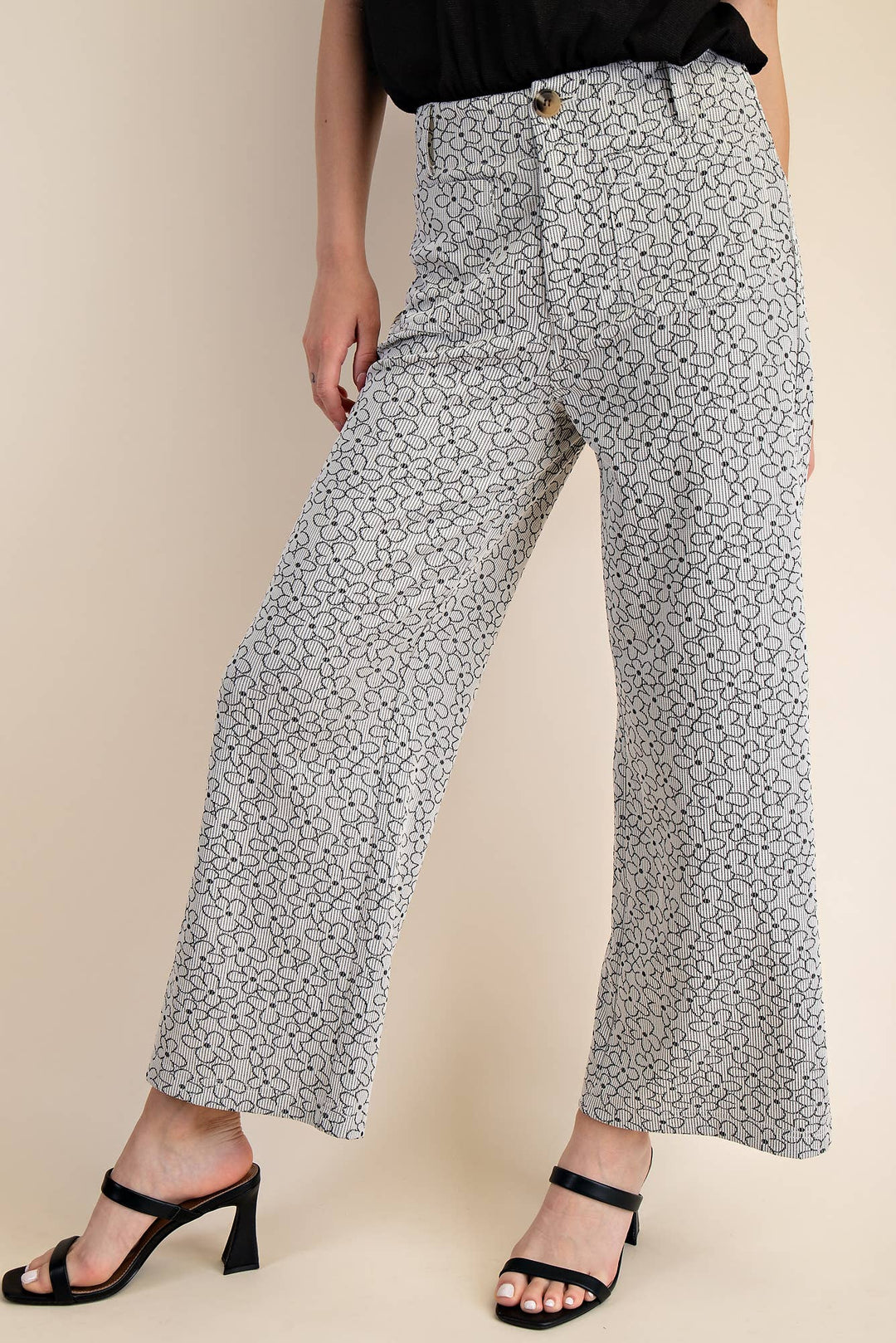 Colette Cropped Wide-Leg Pants