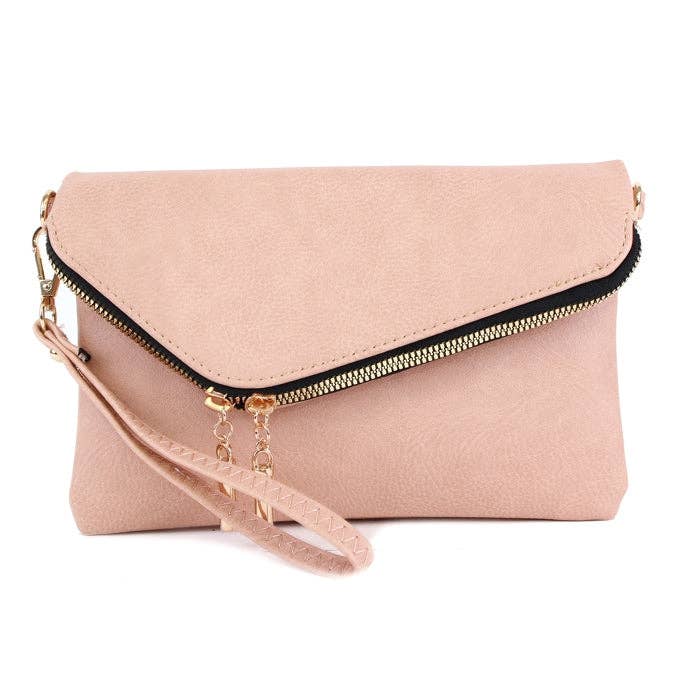 AD2585 Monogrammable Envelope Clutch/Crossbody Bag