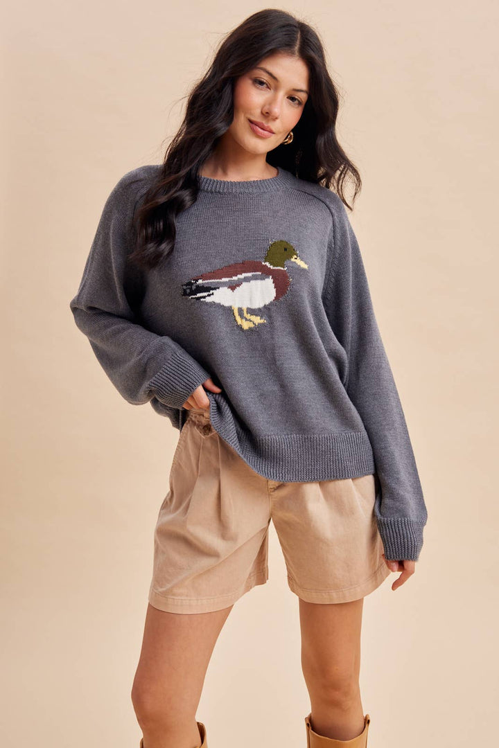 MALLARD DUCK KNITTED SWEATER
