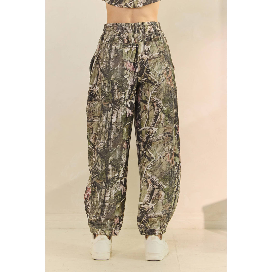 Printed French Terry Pants