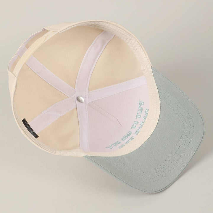 Put It On My Dad's Tab Embroidery Two-Tone Hat