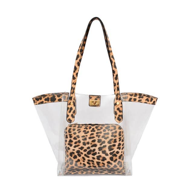 TB29102 Clear Tote w/ Pouch