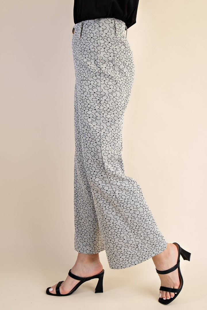 Colette Cropped Wide-Leg Pants