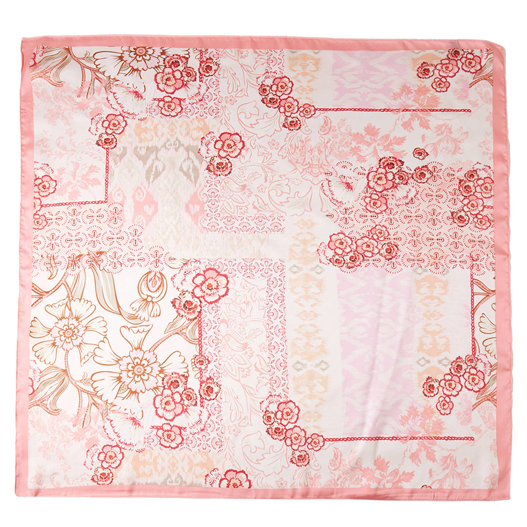 Abstract Floral Print Bandana Summer Scarf