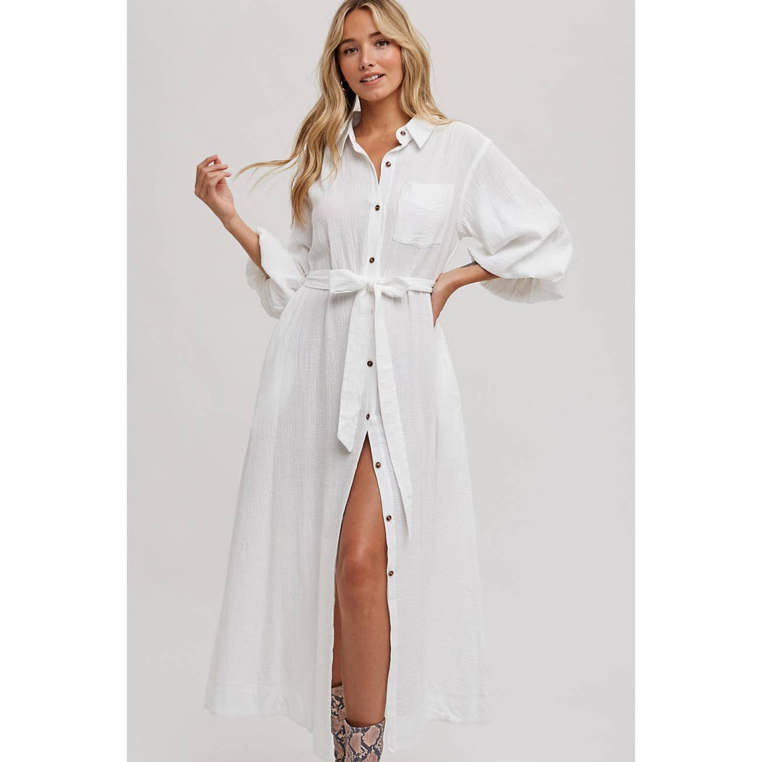 SLI4726 - MAXI SHIRT DRESS