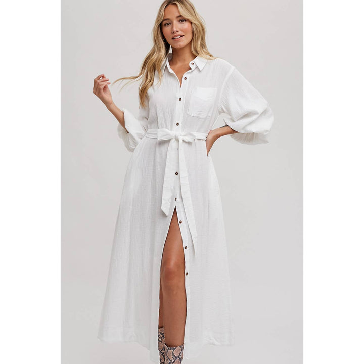 SLI4726 - MAXI SHIRT DRESS