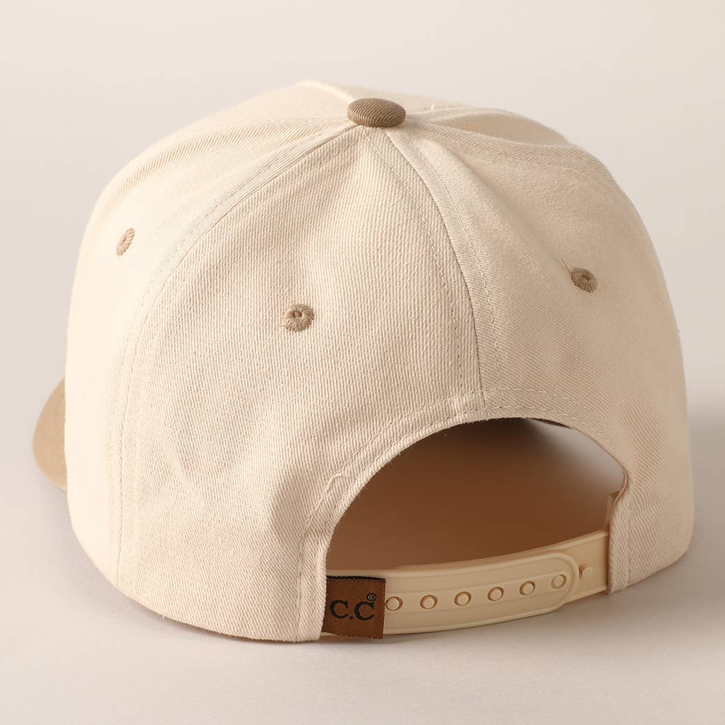 Howdy Dude Embroidery Two Tone Baseball Cap
