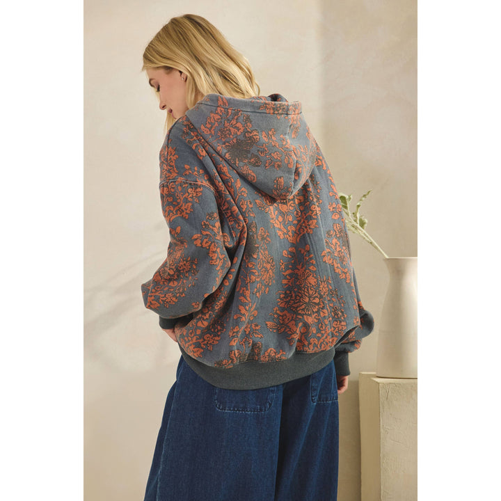 Printed Fleece Hoodie