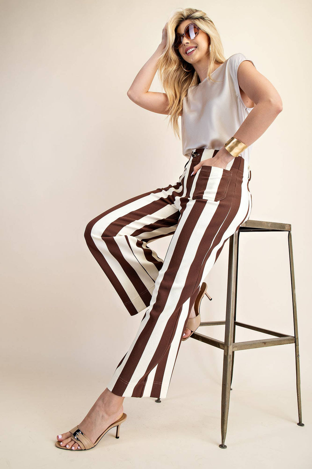 Colette Cropped Wide-Leg Pants