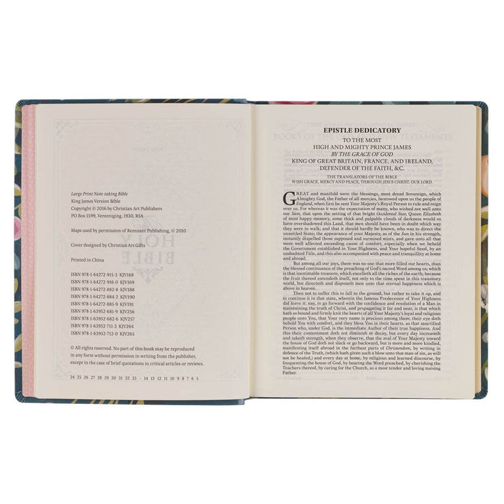 KJV LP Note Bible LP Faux Leather Love The Lord Matt 22:37