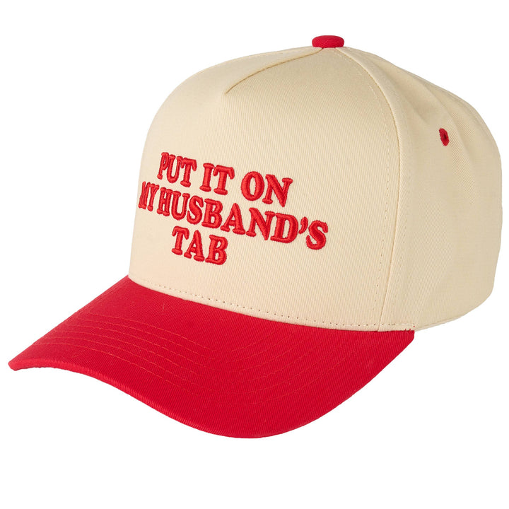 C.C PUT IT ON MY HUSBAND'S TAB Letter Trucker Hat