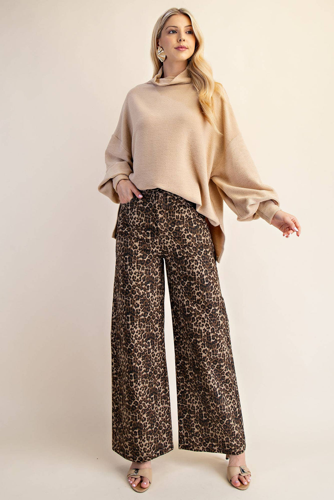 High Waist Wide Pants