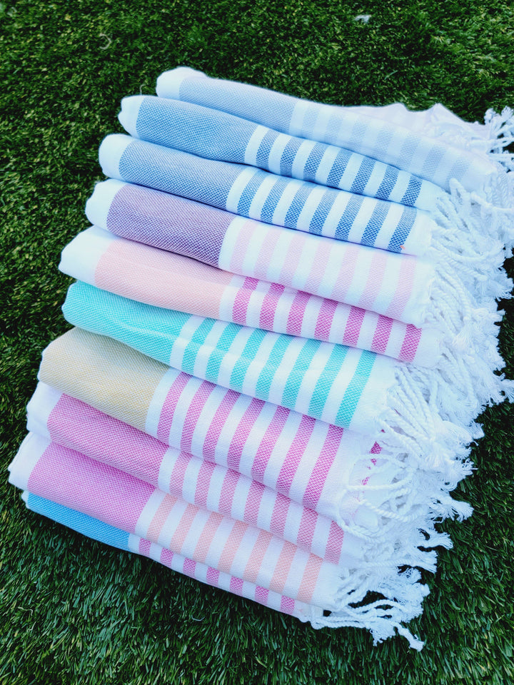 Assorted Cabana Stripe Turkish Towel