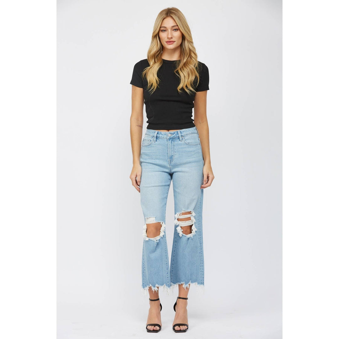 90S VINTAGE CROP FLARE