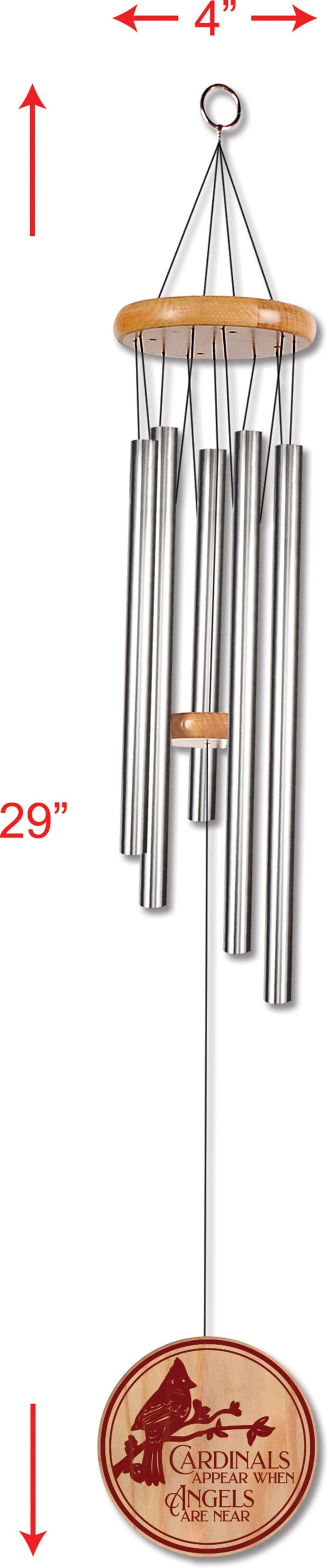 Cardinals Appear - Memorial Garden Wind Chime