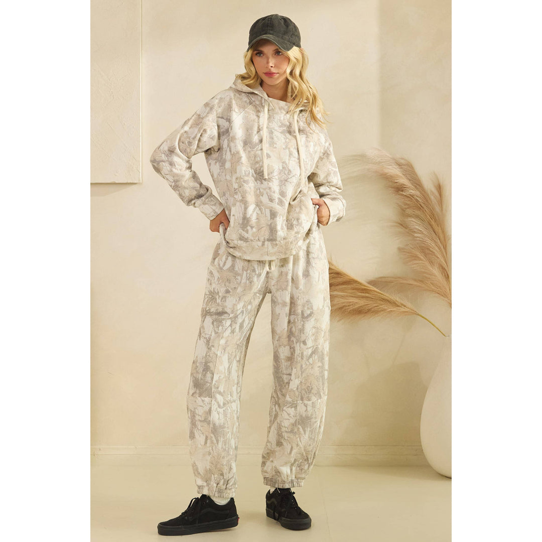 Printed French Terry Pants