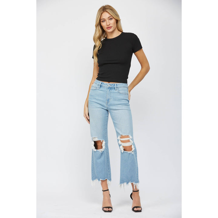 90S VINTAGE CROP FLARE