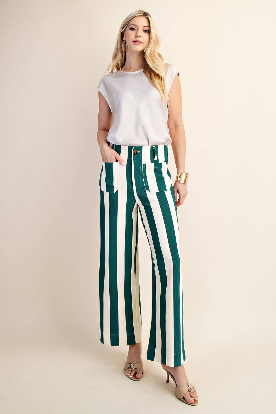 Colette Cropped Wide-Leg Pants