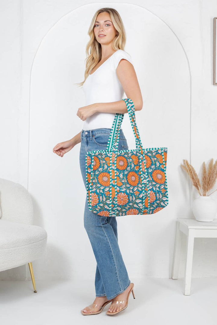 Quilted Tote Bag (BG-92)