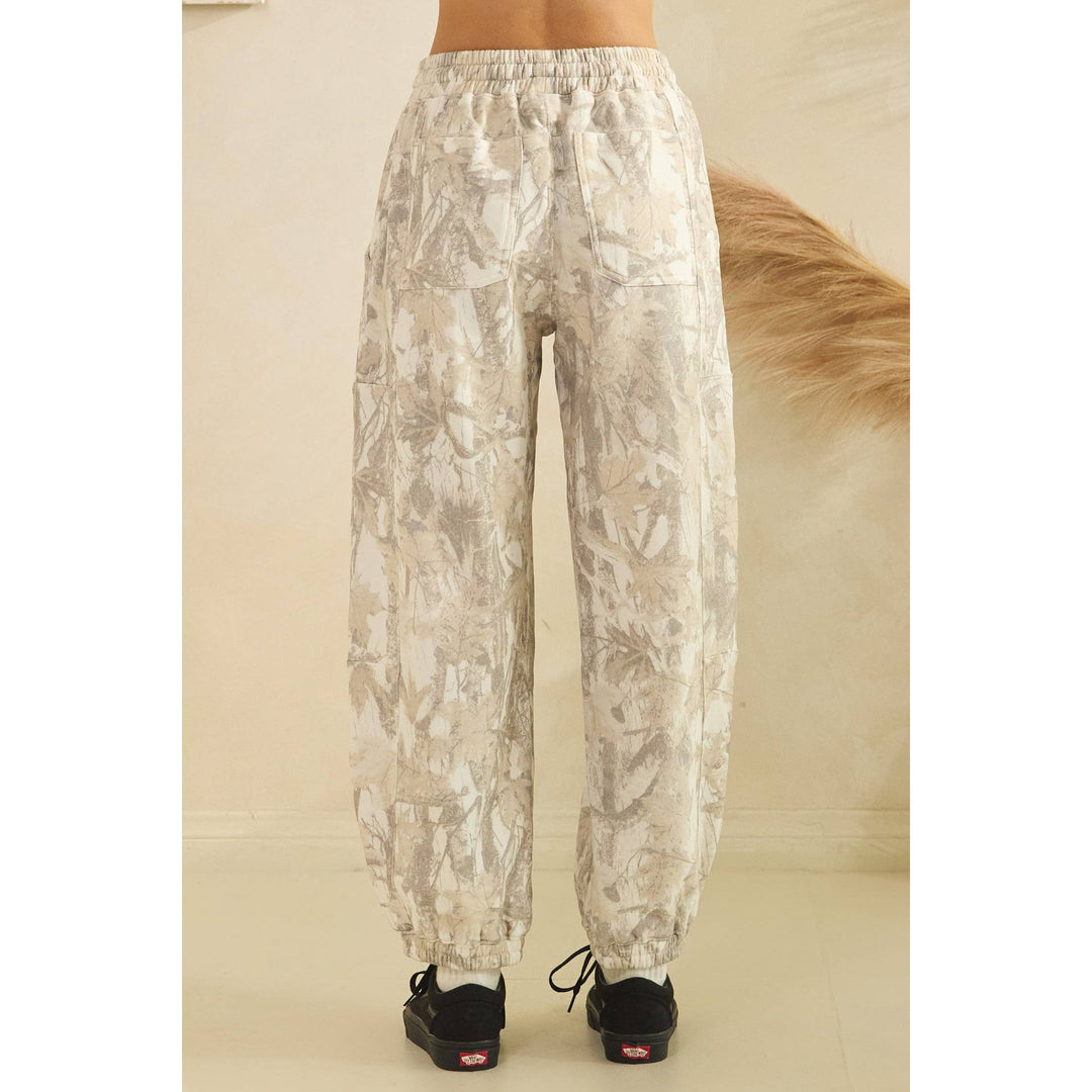 Printed French Terry Pants