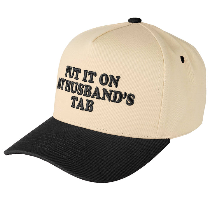 C.C PUT IT ON MY HUSBAND'S TAB Letter Trucker Hat