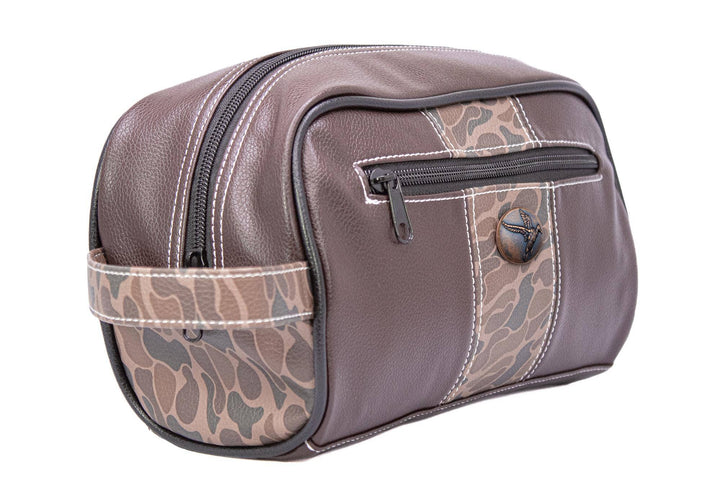 Mallard  Old School Camo Men's Toiletry Dopp Bag