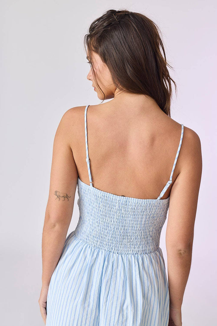 PD50265 - Candice Striped Midi Dress